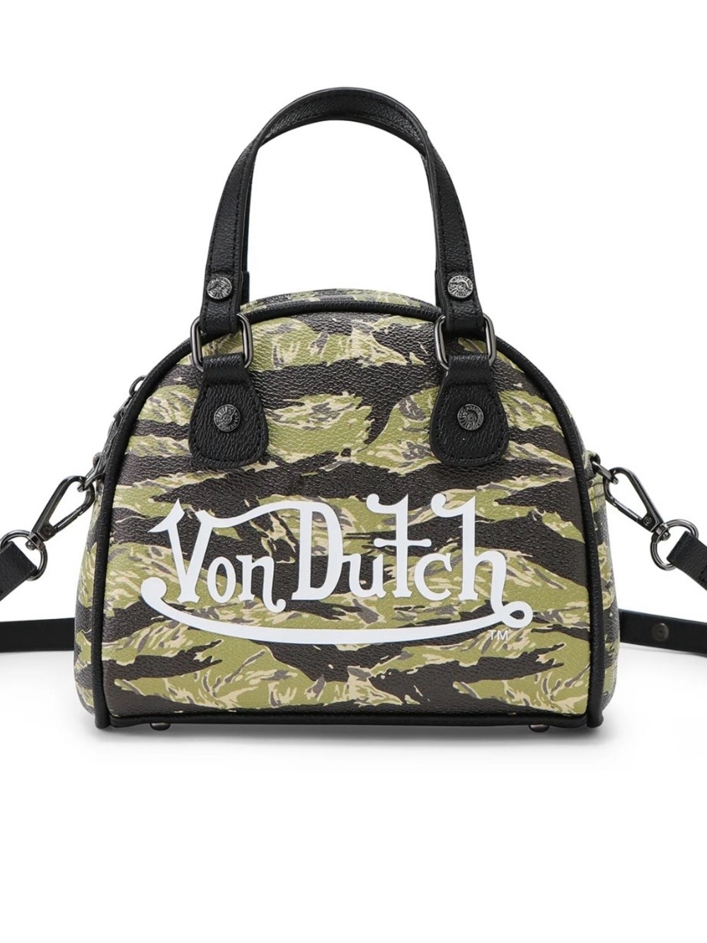 Von Dutch Siberian Camo Bowling Bag NWT Y2K way cool!